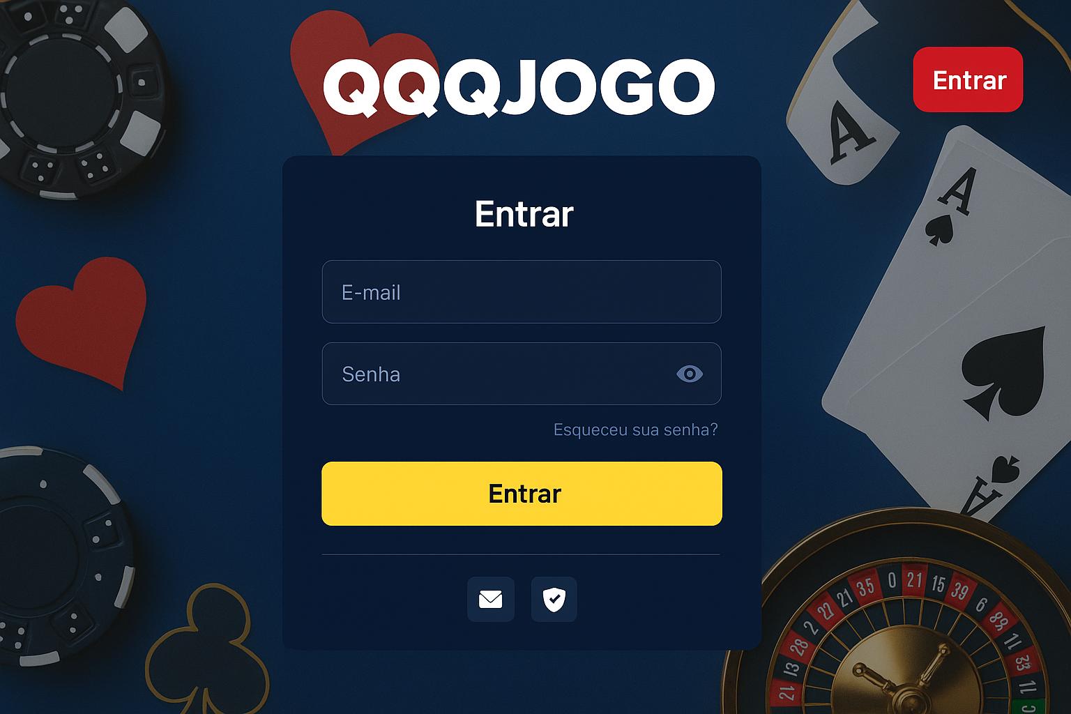 Login no Cassino QQQJOGO