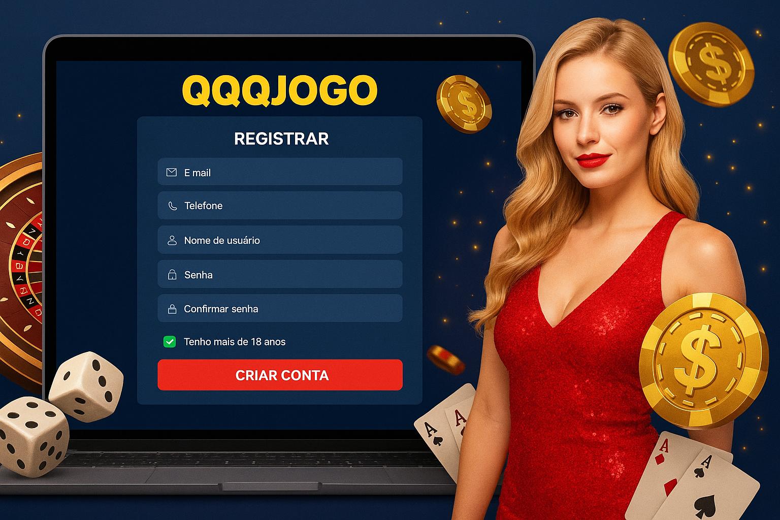 Não Perca tempo, o rRgistro na site QQQJOGO